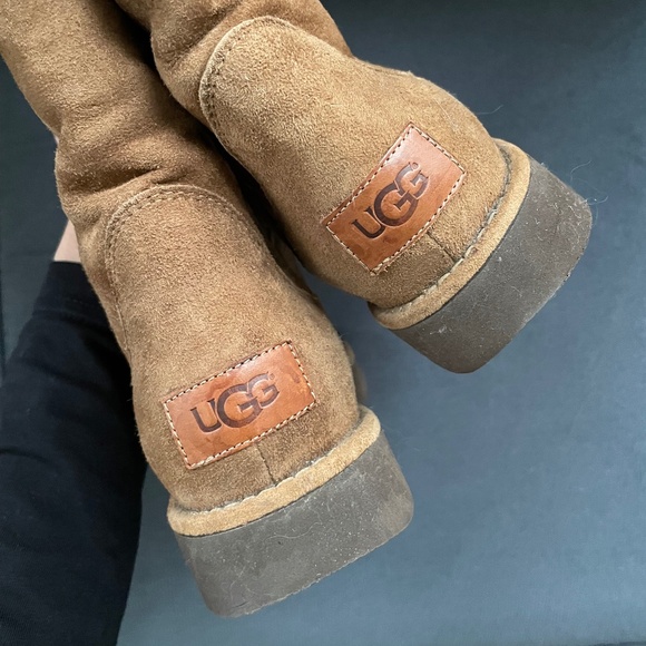 Ugg Classic Luxe Abree Tall in Bruno - Picture 3 of 8